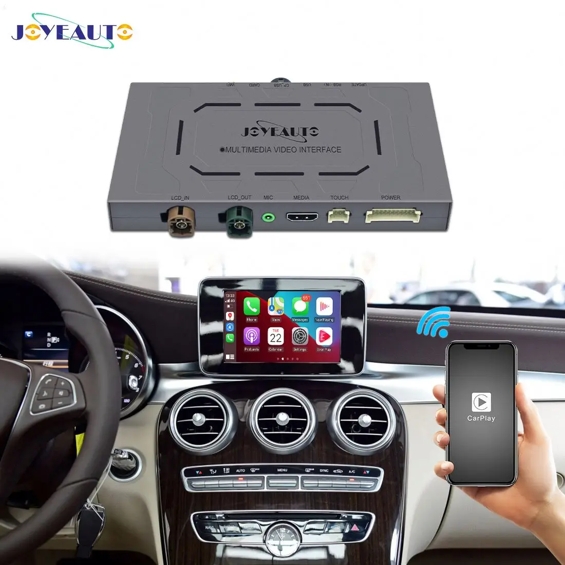 JoyeAuto W205 W212 W222 Apple CarPlay Android Auto W253 W176 W246 W166 X156
