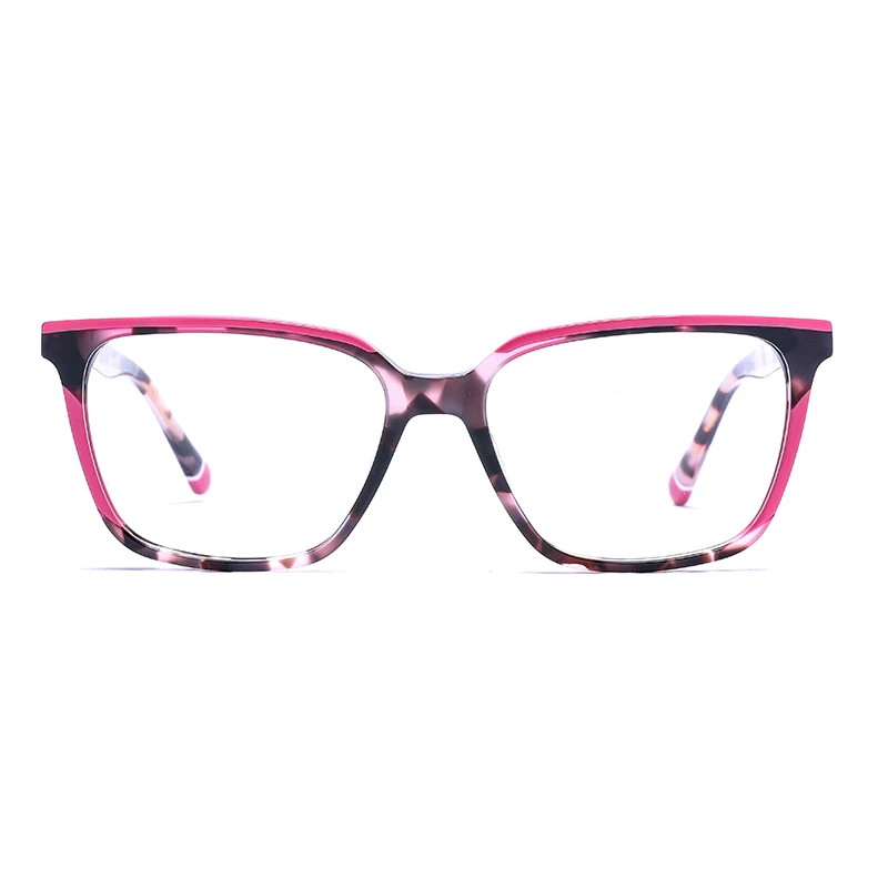 High Quality Acetate Eyeglass Frame Fashion Designer Square Eyewear Unisex Prescription Eye Glasses Optical Frames