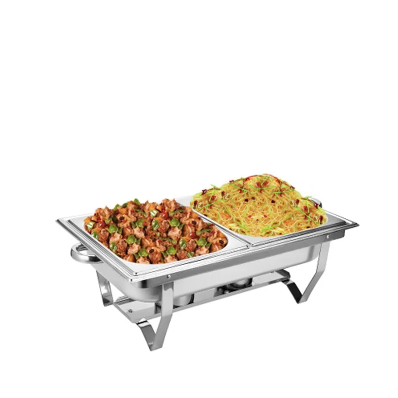 Best price folding buffet serving dishes wholesale fuel stainless steel chafing dish buffet ware