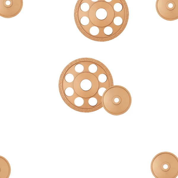 Вакуумный алмазный шлифовальный круг для чугуна, Круглый Алмазный шлифовальный инструмент