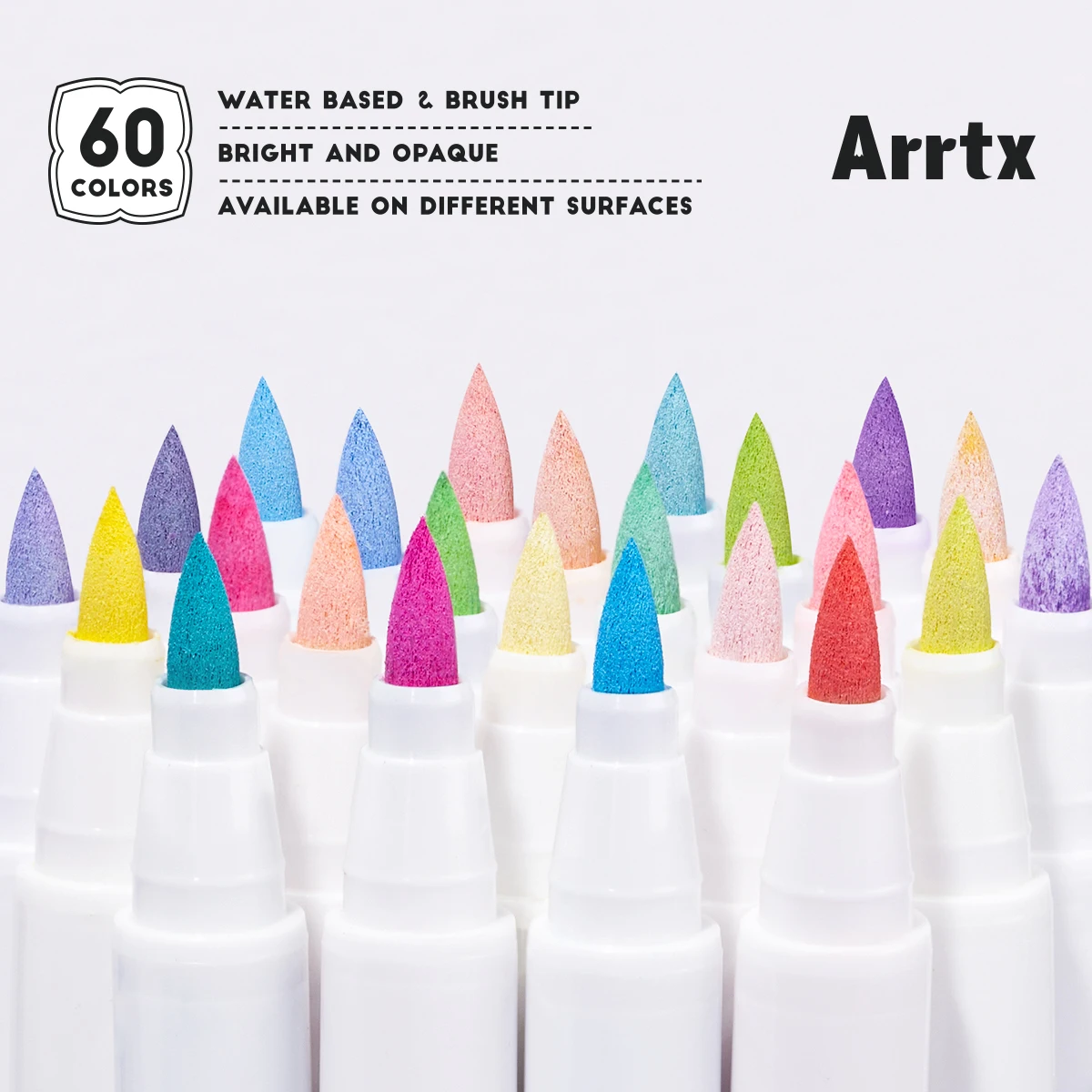 Arrtx AACM-0560B Paint Pens Acrylic Paint Marker Pen Artist Grade 60 Anime Colors