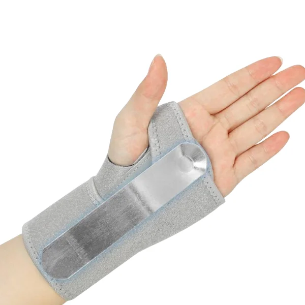 Adjustable Wristband Brace With Steel Wrist Support Bracer Finger Splint Carpal Tunnel Syndrome Right/left Hand Finger Splint