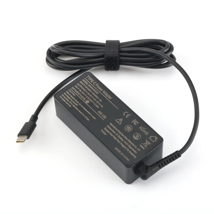 Universal Input DC Plug Quick 45W Type C Fast Adapter Charger For Laptop