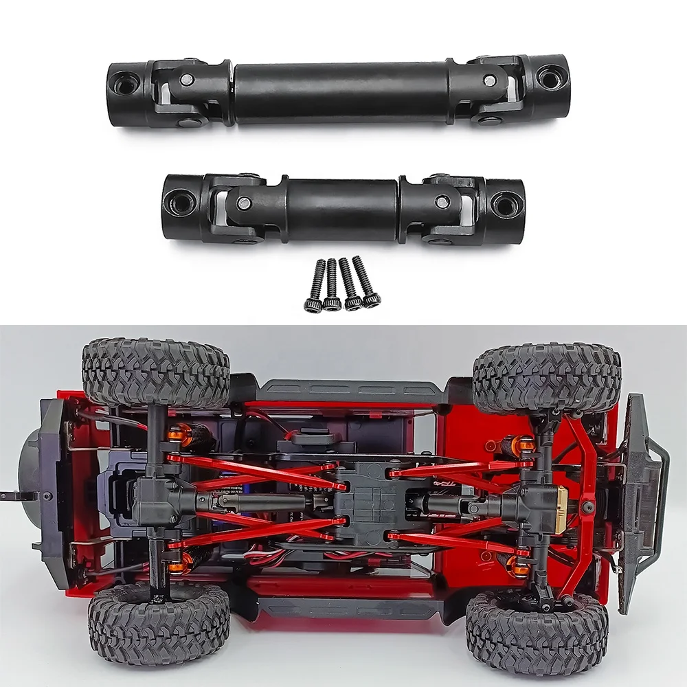 transmission rc crawler car 1/18 trx4m cardan main custom front rear universal joint titanium drive shaft upgrade part component