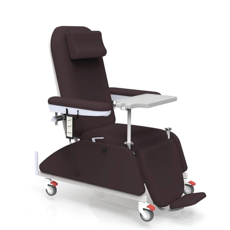 YSHDM-YD211 YSENMED Electric dialysis reclining chair Blood donation chair for dialysis medical electric dialysis chair for sale