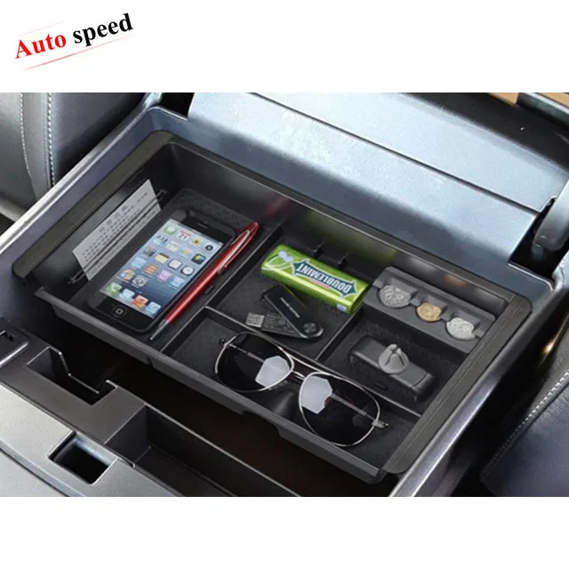 2014-2018 GMC Sierra Accessories Yukon/Chevy Tahoe Silverado Suburban Center Console Organizer Tray Armrest Secondary Storagebox