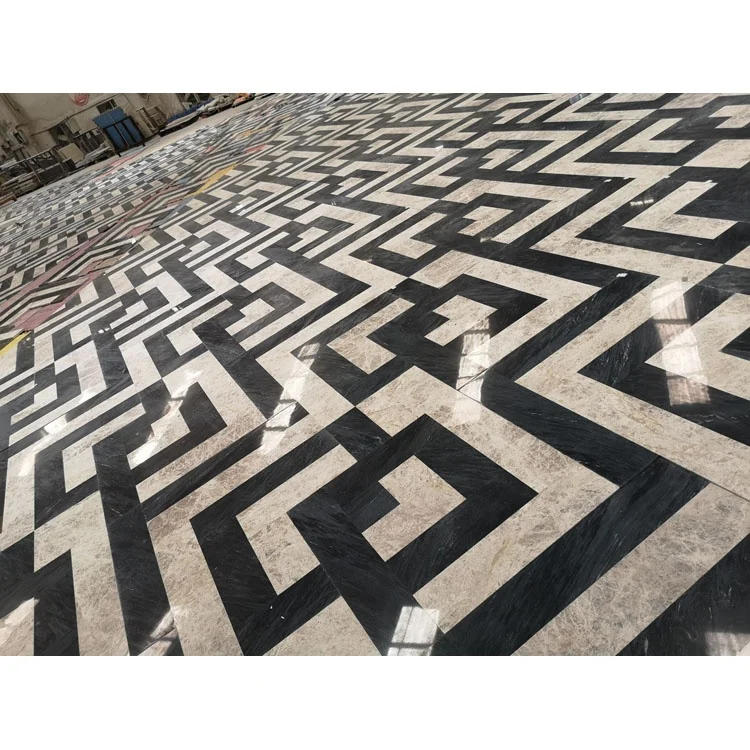 cheap price Marble Mosaic Art Marble Inlay Flooring Design Waterjet Medallion Mosaic Pattern