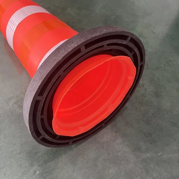 1100mm China Factory Road Safety Reflective Rubber Base Traffic Drum