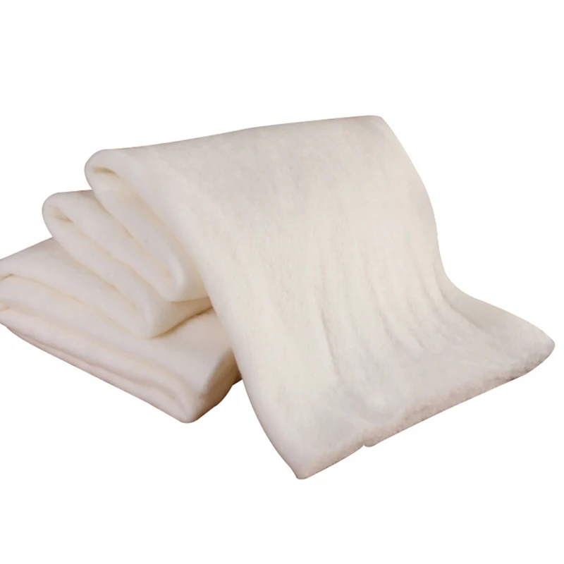 nonwoven felt fabric from china Wool flocculents for cold and warm clothing filling products felt fabric rolls for sale