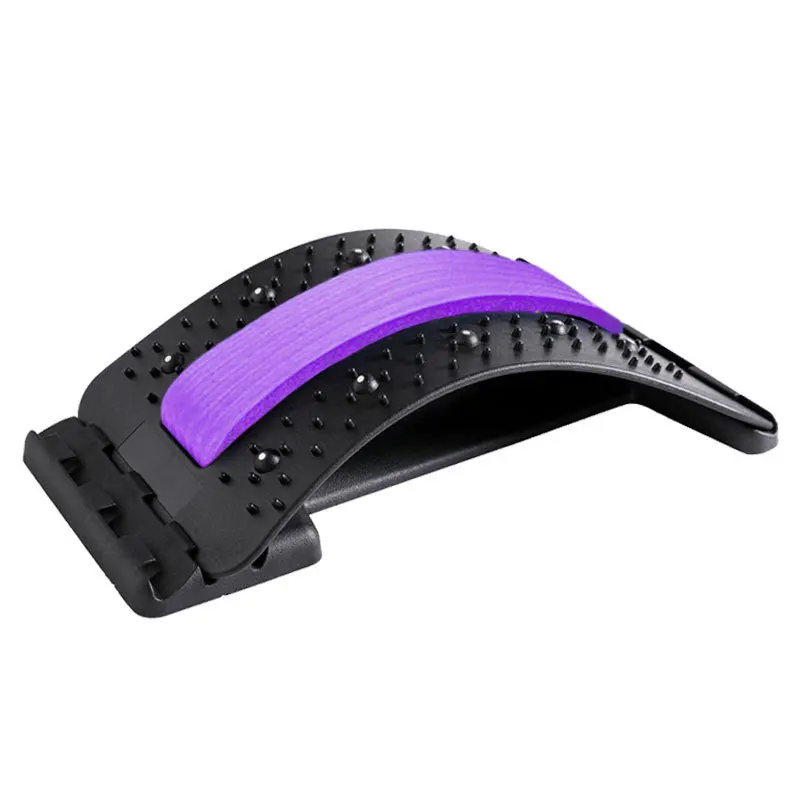 magnetic back massager stretcher muscle posture corrector stretch relax stretcher traction machine lumbar support back stretcher