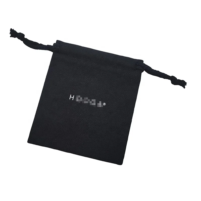 Оптовая продажа, экологически чистый маленький мешочек с принтом, ювелирные изделия, розовый полиэфирный хлопчатобумажный пылесборник на шнурке с пользовательским логотипом