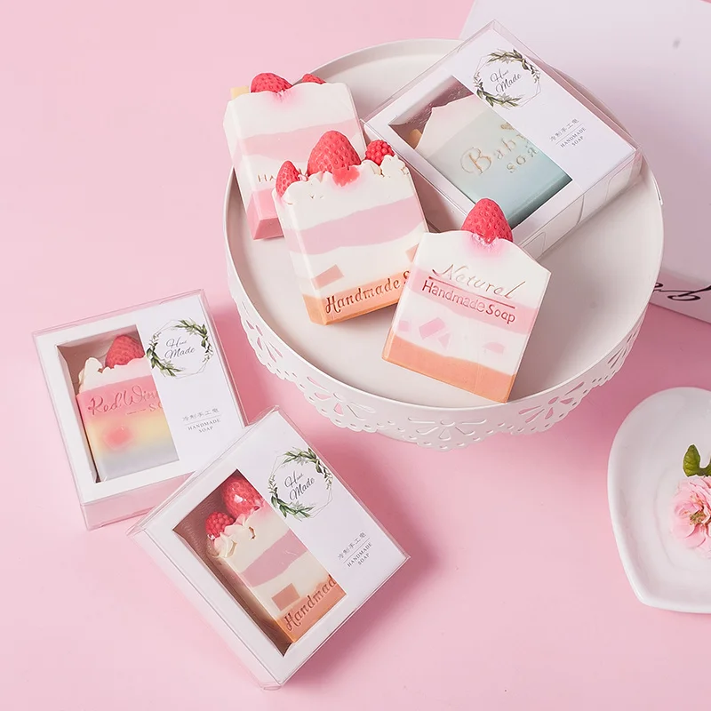 Private label  Organic natural Cold Processed soap cleansing skin whitening soap Christmas gift bodi soap