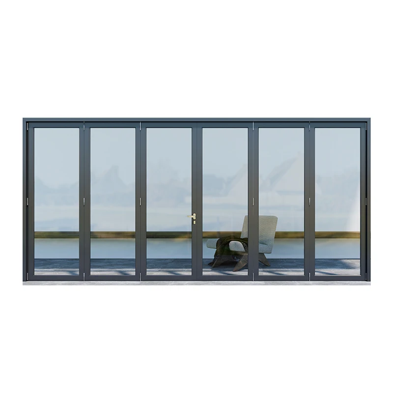 Villa Balcony Heavy Duty Double Tempered Glass Sliding Door System Aluminum Alloy Sliding Glass Door