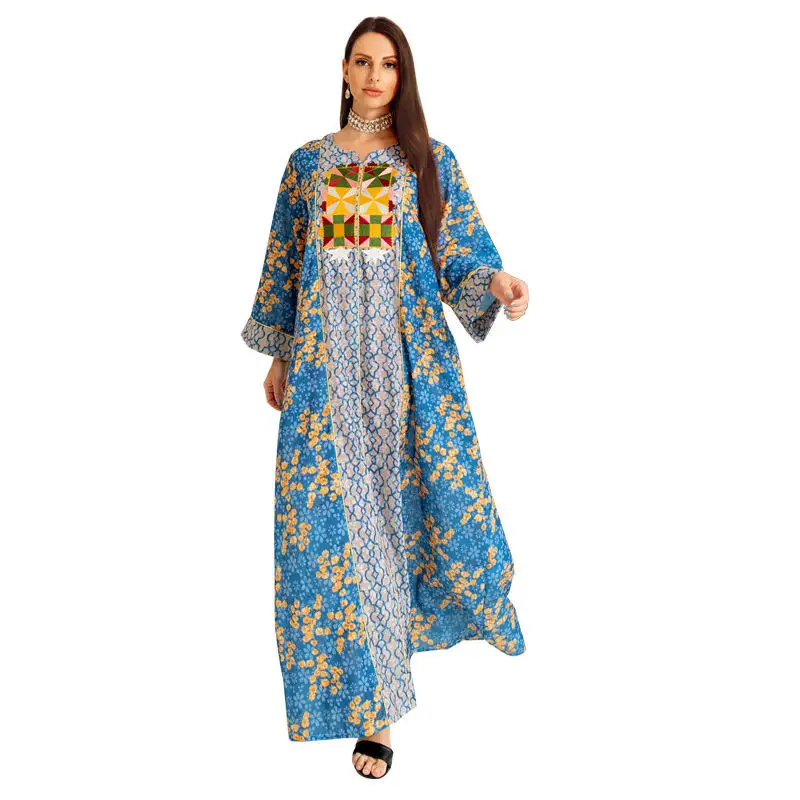 New Model Pakistan Abaya In Dubai Wholesale Open Muslim Kaftan Abaya Dress For Woman