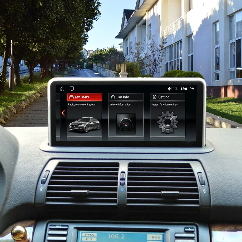 Quad Core 10.25 IPS Touch screen For BMW X5 F15 X6 F71 2014-2017 Car stereo GPS Navigation Android 10 car video