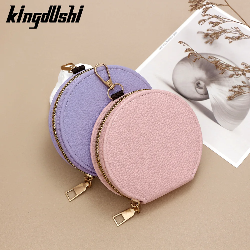 High Quality Silicone Coin Purse Pouch Custom LOGO Round Coin Purse Mini Wallet Small Coin Purse With Zipper