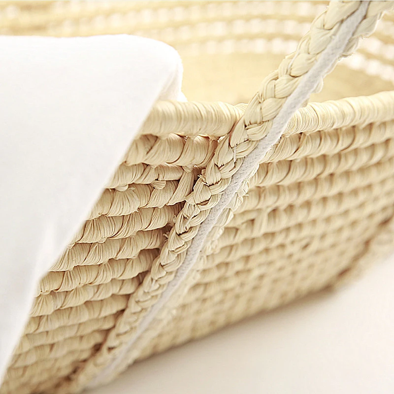 Factory wholesale price Hand-woven baby sleeping moses basket