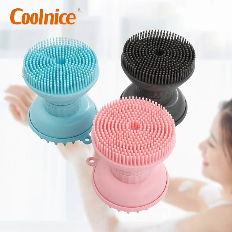 Reusable Scalp Massager Shampoo Massage Brush Bath Body And Hair 2 in 1 Silicone Hair Brush