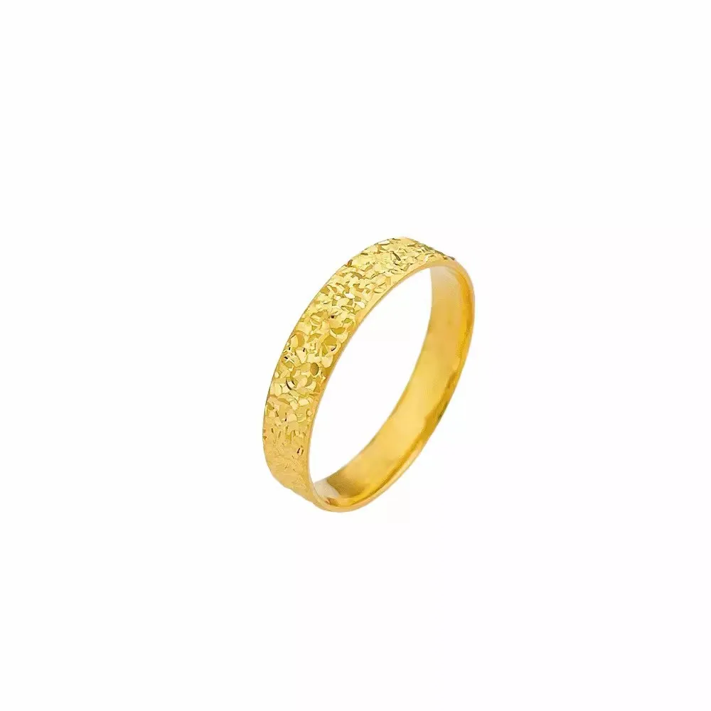 WITH MOLD INSIDE Luxury Fashion AU750 Pure 18K Gold Rings Fine Jewelry Women Ladies Female Bridal Engagement Wedding Jewellery