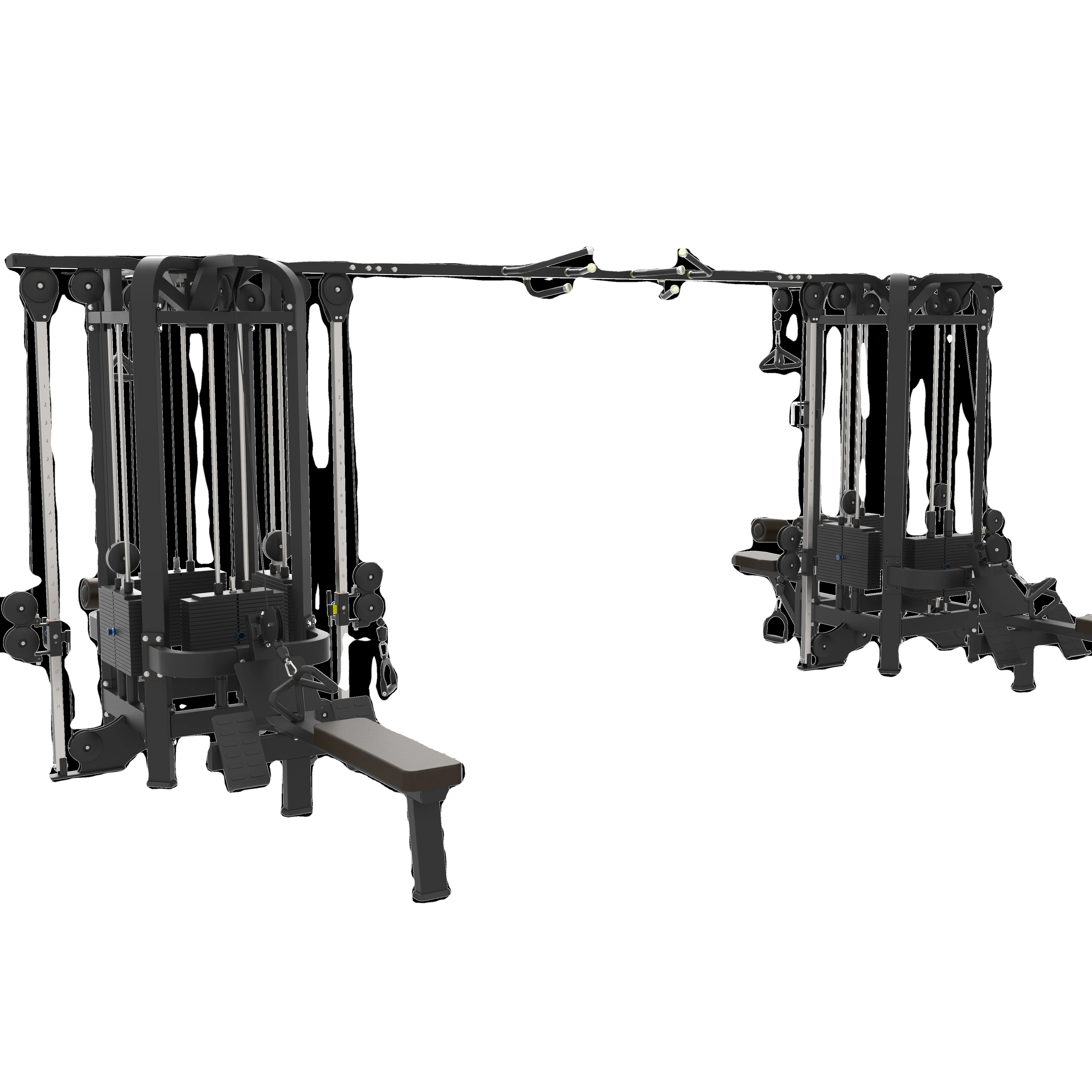 Professional fitness equipmentMulti Station/Cable Multi-Jungle 8 station