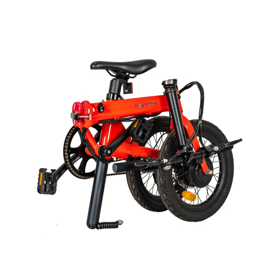 Red electrique bikes/ 16 inch electric cycles with rechargeable battery manufactured in china