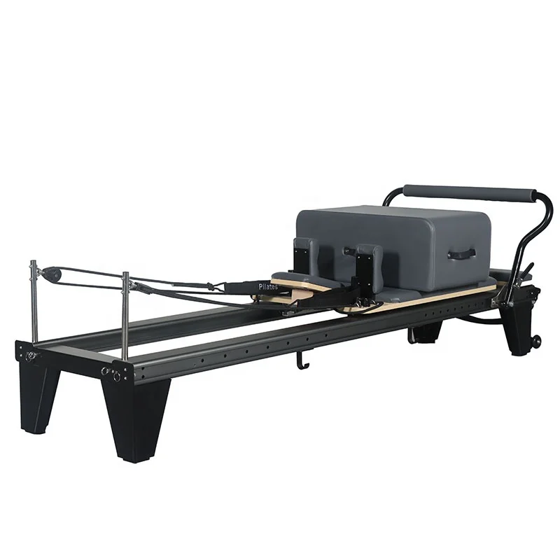 Станок для реформера пилатеса из алюминия с черным сердечником QueenLife Home gym studio SLP06