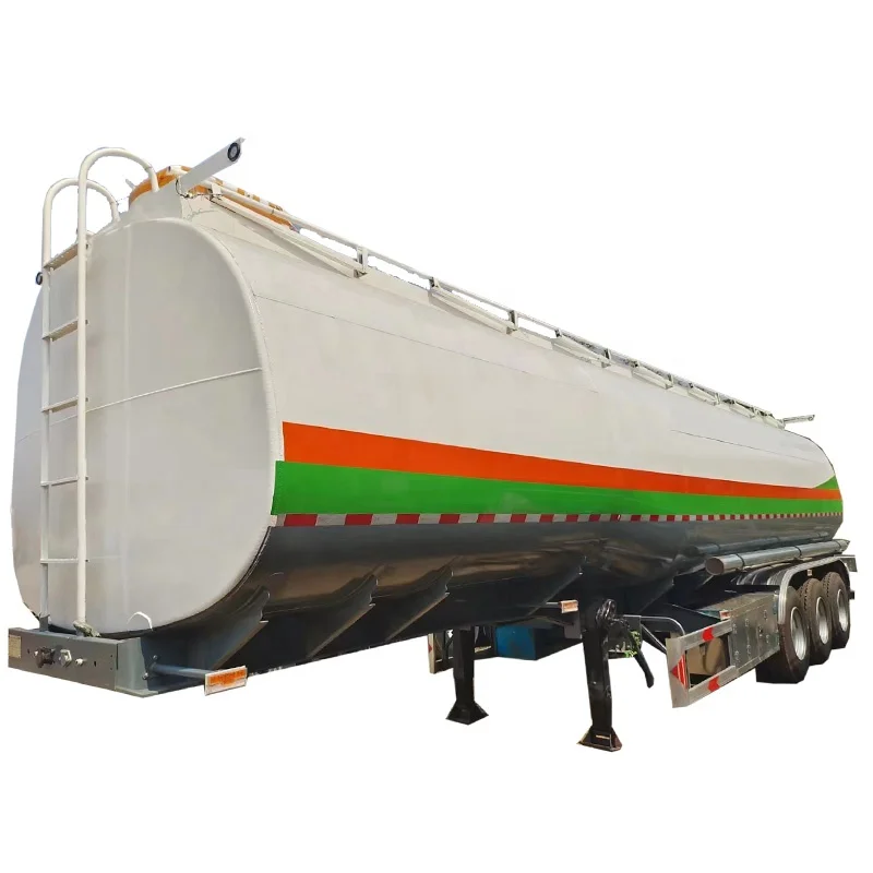 Tanker Trailer Liquid 3 Axle 42000 45000 48000 Liters Diesel Oil Tank Fuel Tanker Truck Semi Trailer For Sale