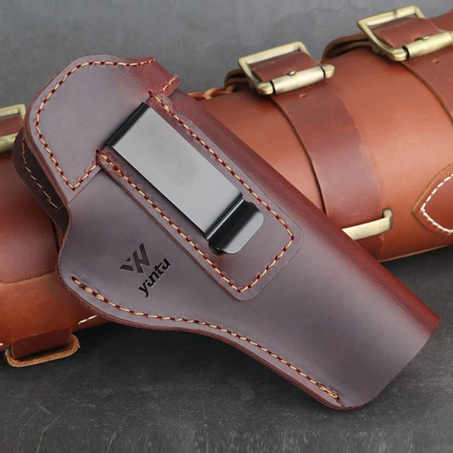 Tactical IWB Genuine Leather Concealed Carry Holster IWB  Holster