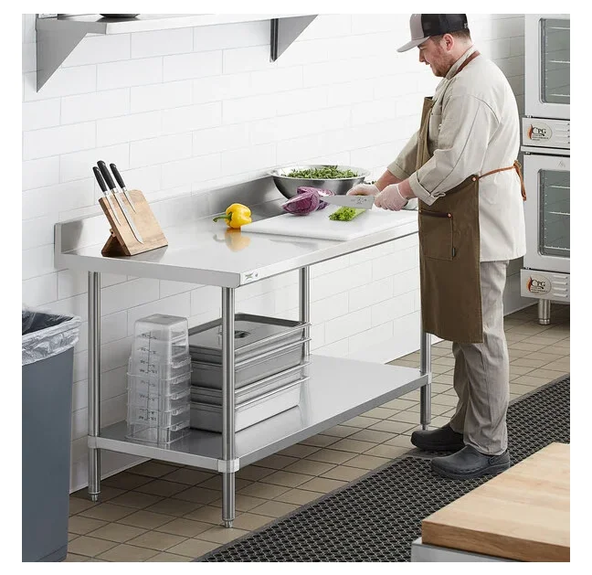 Stainless Steel Kitchen Equipment Commercial Furnitures Heavy Duty Work Table