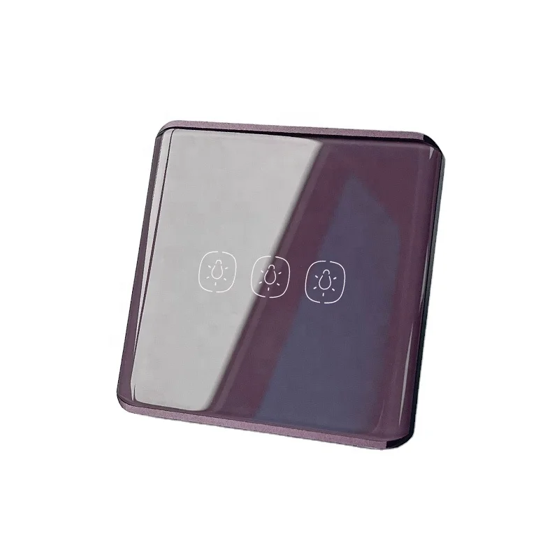 Magnetic relay switch single L line tuya smart zigbee 3.0 light controller 3 gang timing switch eu