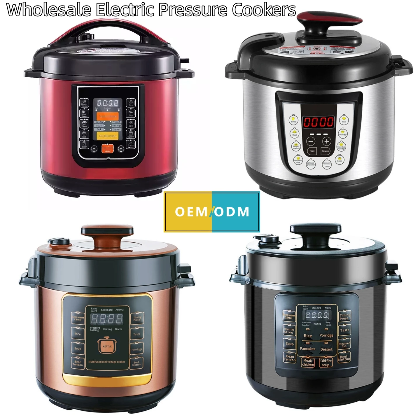 Factory wholesale Multi-function Kitchen Pressure cooker high quality Electric Pressure Cooker Pot