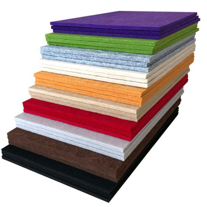 PET Felt Acoustic Board Felt Fabric Acoustic Panels Wall Tiles Acoustic Felt Wall Panels
