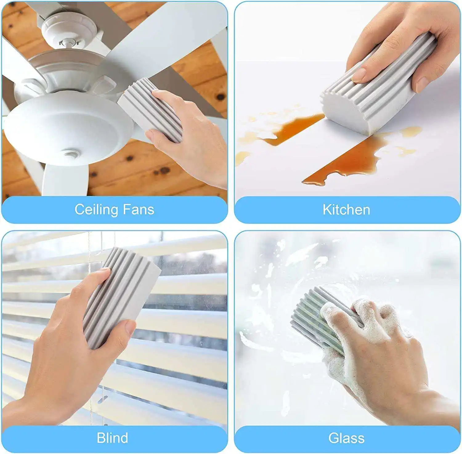Dusting Magic Sponge Multifunctional Kitchen Car Glass Cleaning Sponge Block
