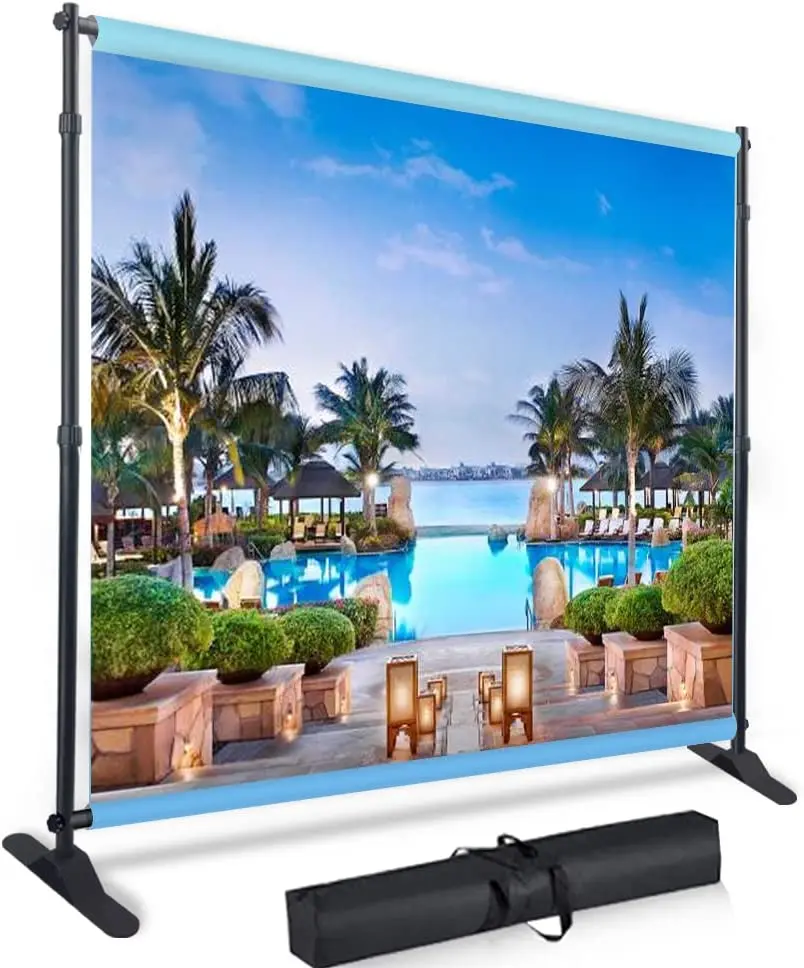 MERIS Photo Video Studio 10Ft Adjustable Background Stand Backdrop Support System Kit with Carry Bag