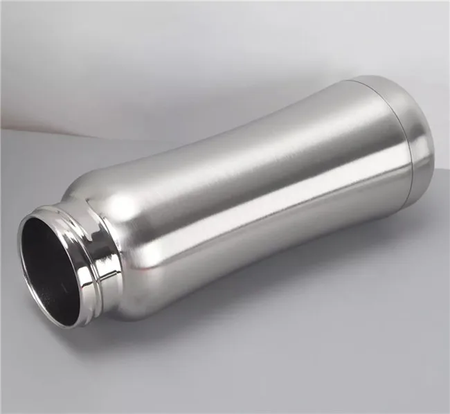 BPA Free 8oz double wall insulated thermos stainless steel baby feeding drink milk bottle with silicone nipple