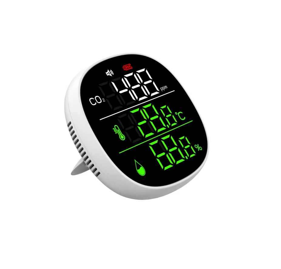 Best Selling  Air Quality Monitor Co2 Meter PM2.5 Pollution Sensor Laser Scattering HCHO TVOC PM2.5 CO2 gas Analyzer OEM