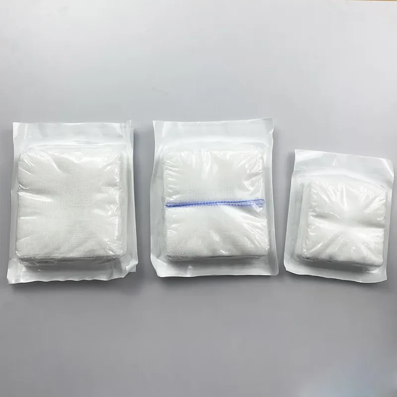 Medical Sterile 10x10cm 16ply Cotton Gauze Swab