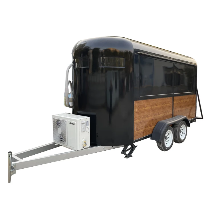 Mobile towable bar Fast Food Trailer coffee food truck custom-food-trailers for sale