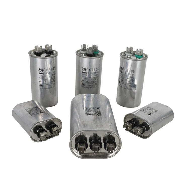 CBB65 air conditioner oil film capacitor 1-100 UF 450V with factory price