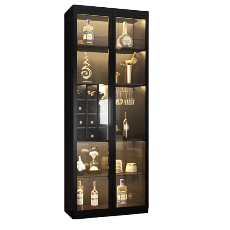 Modern Furniture Wine Drinking Glass Cabinet for Bar Wine Cabinet with Drawer  wine cooler cabinet chiller home bar furniture