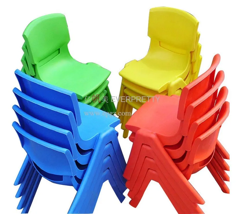 High Quality Stackable Plastic Kids Chair Multi-Style Color Activity Chair for Kindergarten Kids