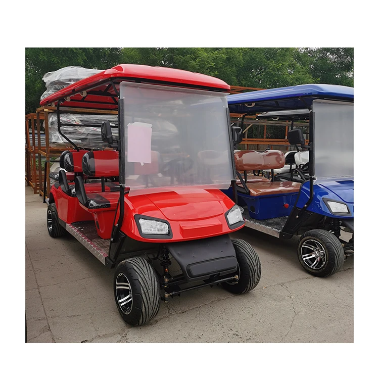 Hot Sale China Manufacture New Product Explosion Hunting 4+2 Seats Golf Buggy Electric Golf Cart