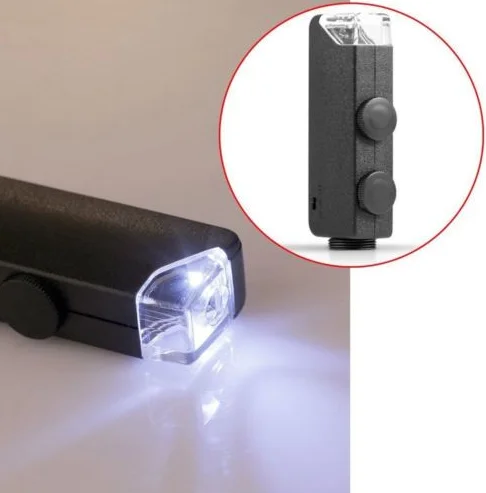 Mobile Phone Universal Clip-type Jewelry Loupe 60-100X Adjustable Electronic Microscope with LED