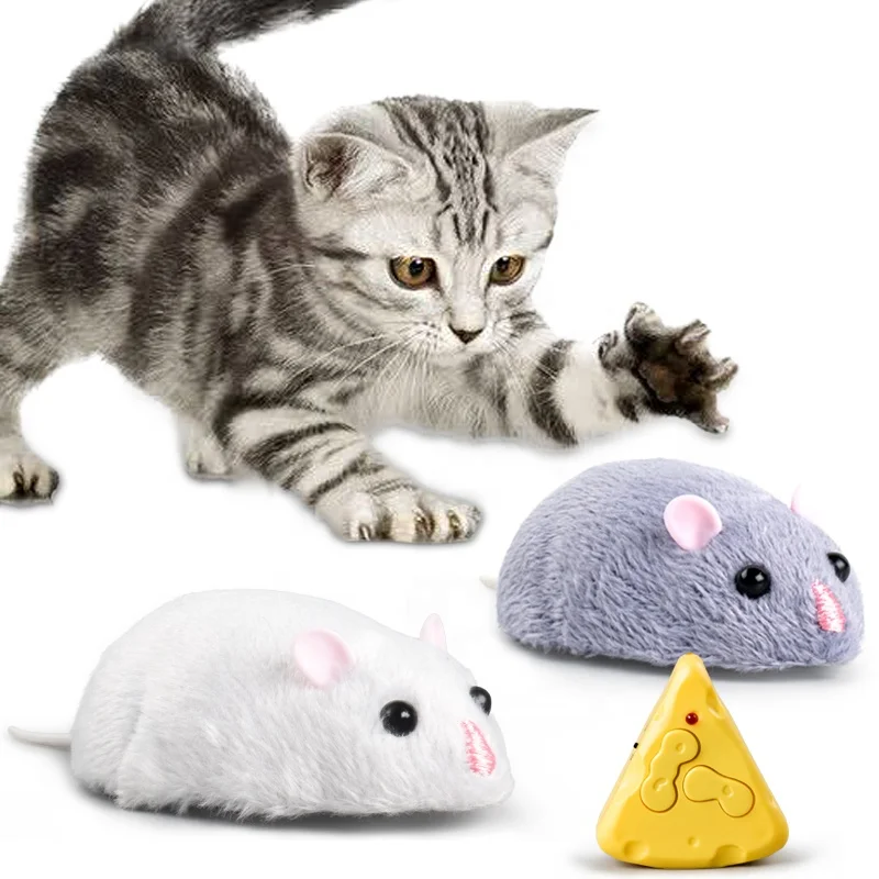 Hot Sale Children RC plush toy Mouse Kids Infrared radio control toys electric mice Cheese plush animal toys for kids