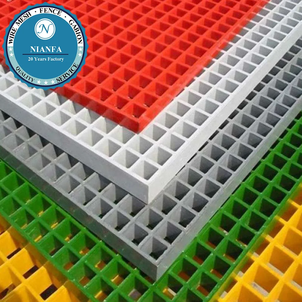 Fiberglass Grating Panels FRP /GRP Fiberglass Product Floor Drain Grating