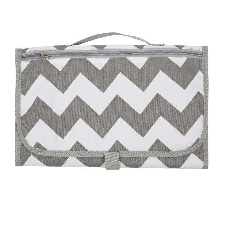 
Custom Logo Anti-slip Pu Portable Waterproof Diaper Baby Changing Pad 