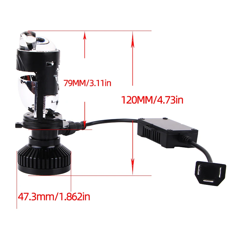 Upgraded version Y6 Y7 Y7D Y8 car led H4 projector lens motorcycle led headlight laser for toyota prado h4 led headlight bulbs