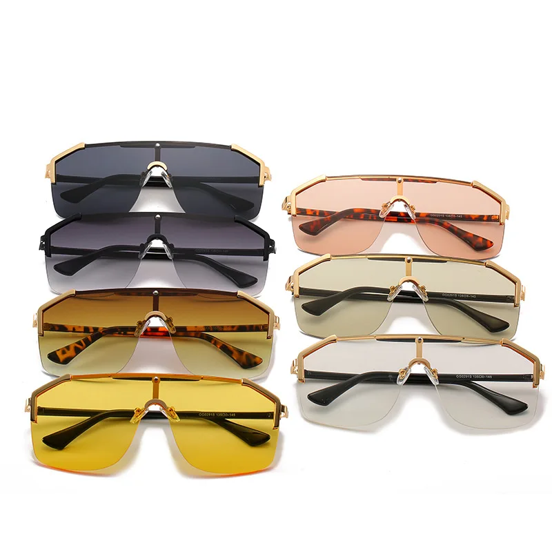 2024 New adult glasses Trend Plate sunglasses Nylon sheet sun shade sunglasses for men and women