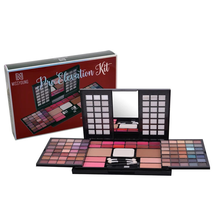 Private Label High Quality Cheap Cosmetic box make up kit eye shadow palette makeup sets