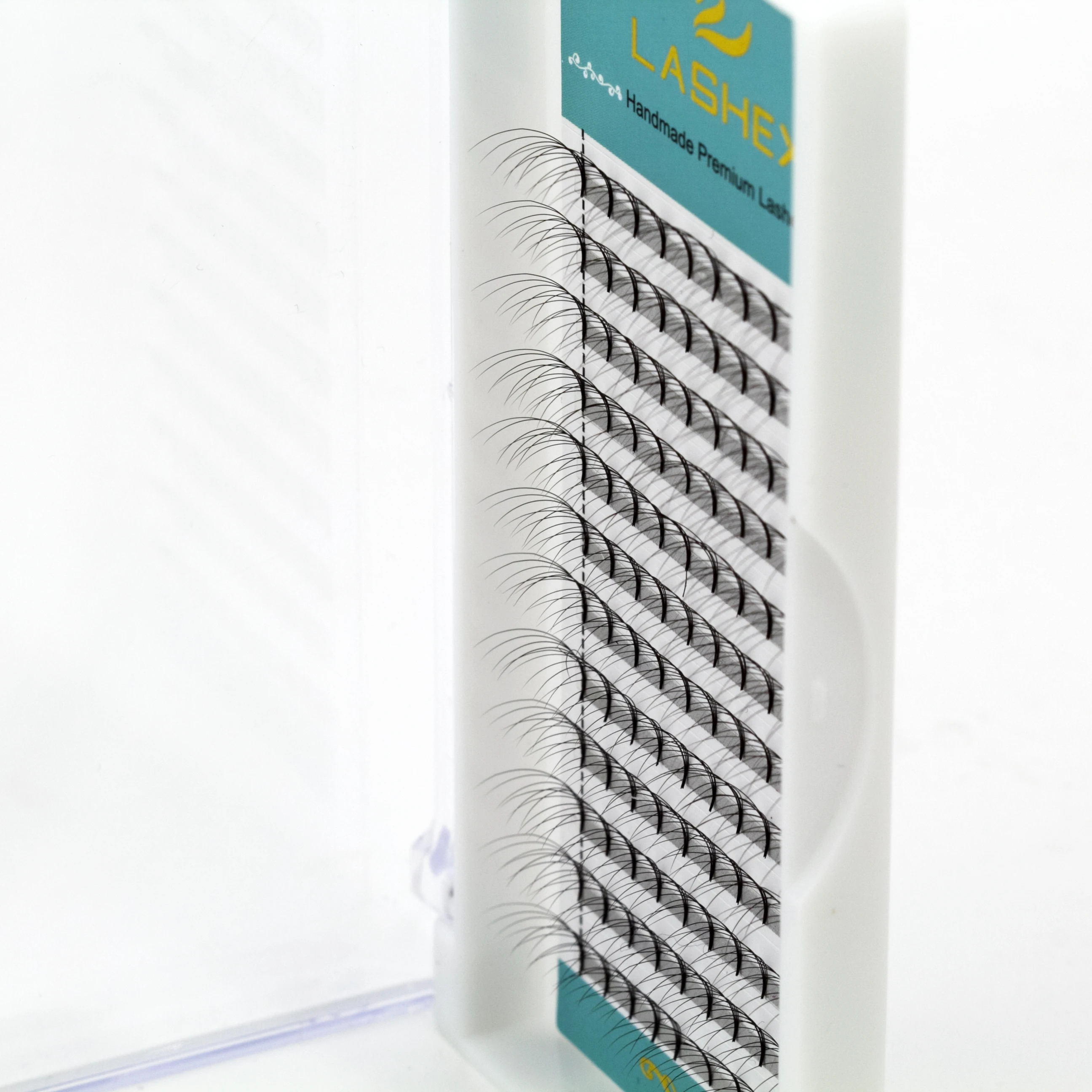 Готовые объемные вееры 8-15 мм, 0,07, 0,05, 0,10 мм, длинный стержень и короткий стержень, 3D готовые объемные вееры, клейкие удлинители для ресниц